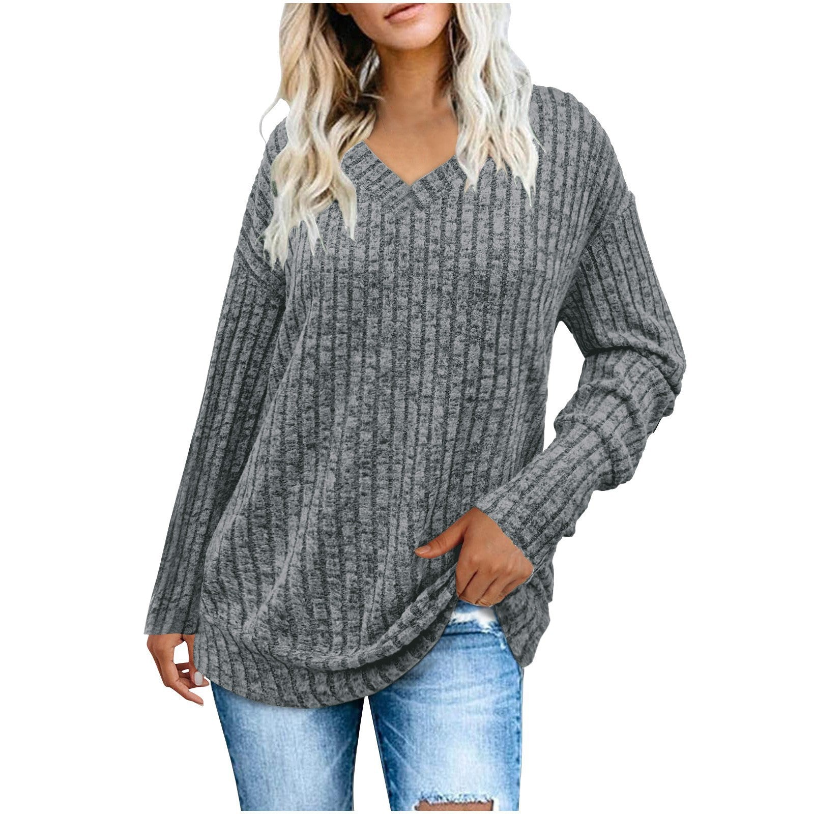 Women's V-neck Comfortable T-shirt
