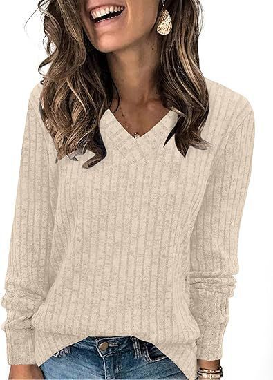 Women's V-neck Comfortable T-shirt