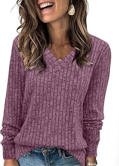 Women's V-neck Comfortable T-shirt