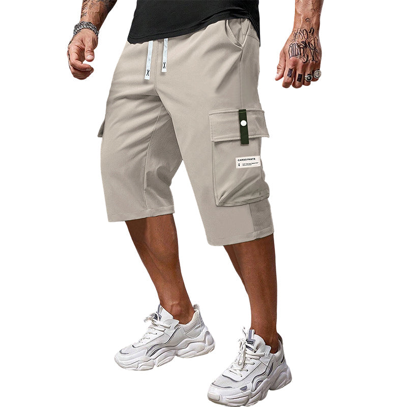 everyday drawstring capri pants/cargo pants
