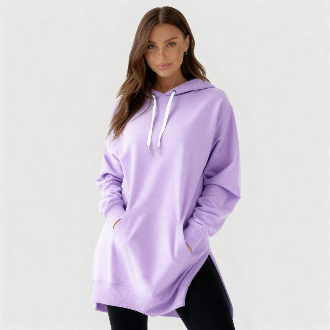Hooded Warm Loose-fitting Midi Skirt