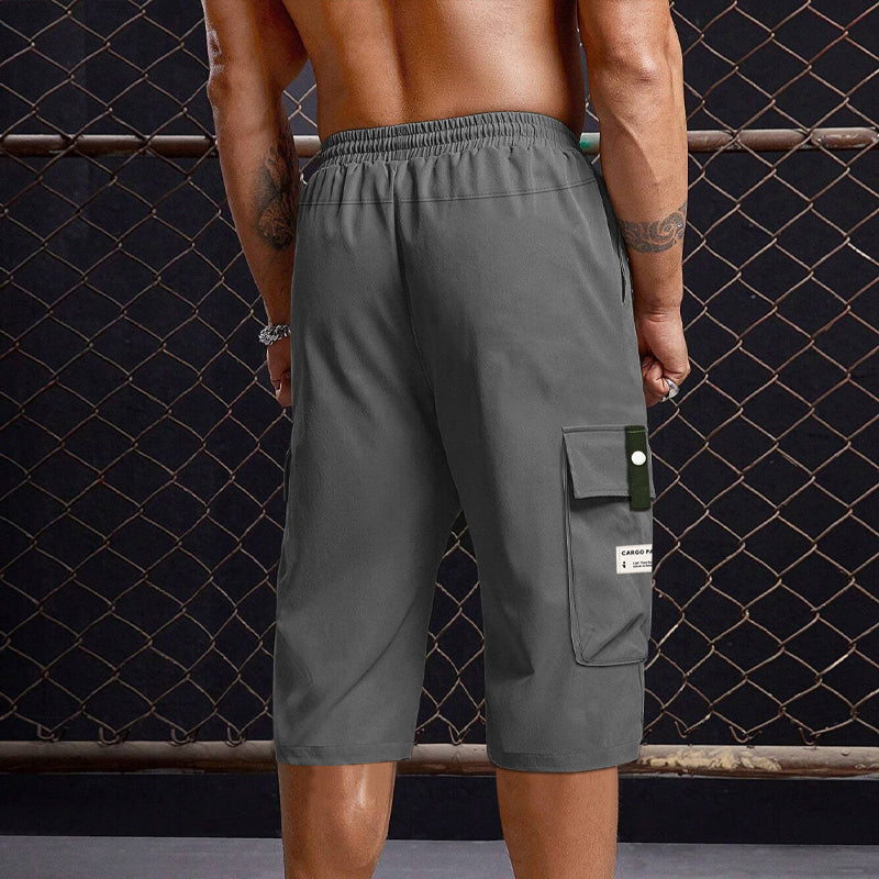 everyday drawstring capri pants/cargo pants