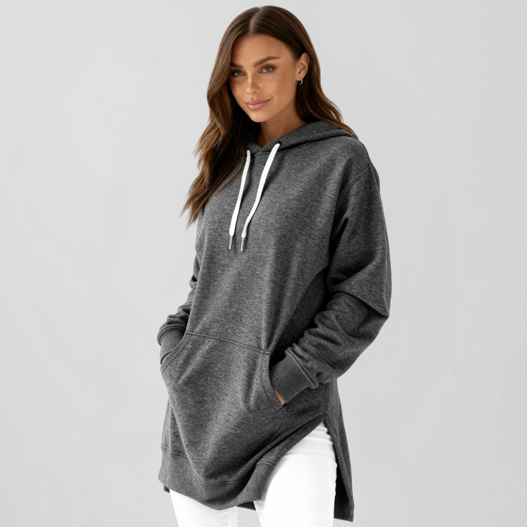Hooded Warm Loose-fitting Midi Skirt