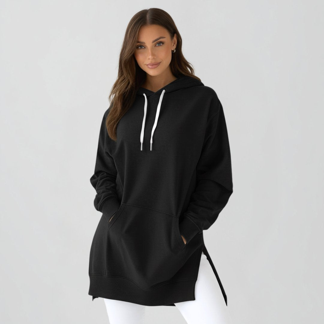 Hooded Warm Loose-fitting Midi Skirt